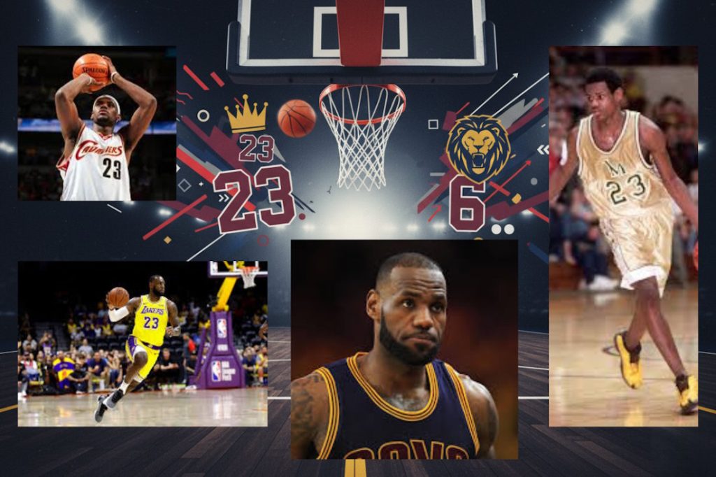 Шлях Леброна: від шкільної форми до зірки NBA cимволіка номерів 23 та 6