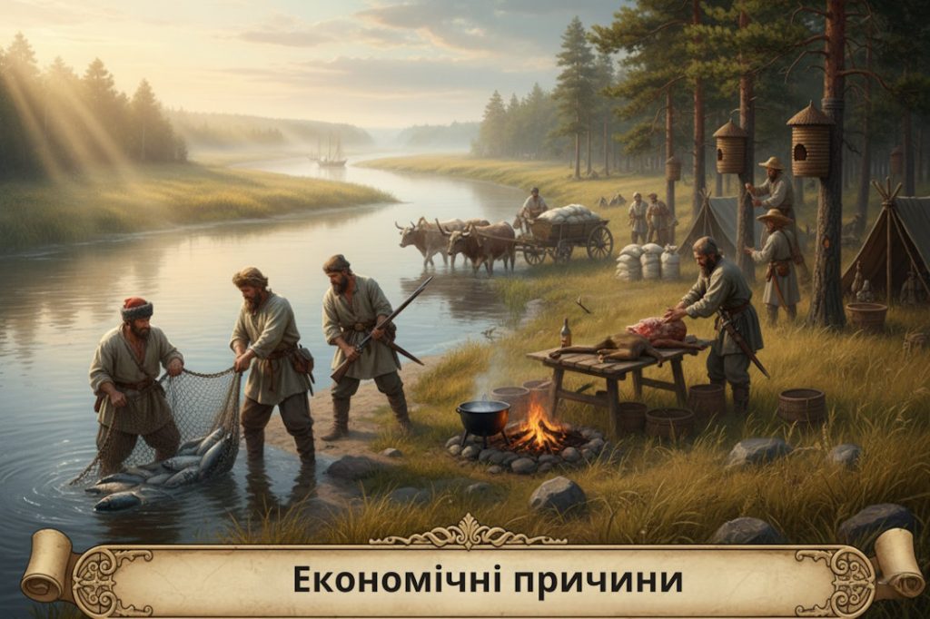 Козаки на промислі: рибальство, полювання, торгівля