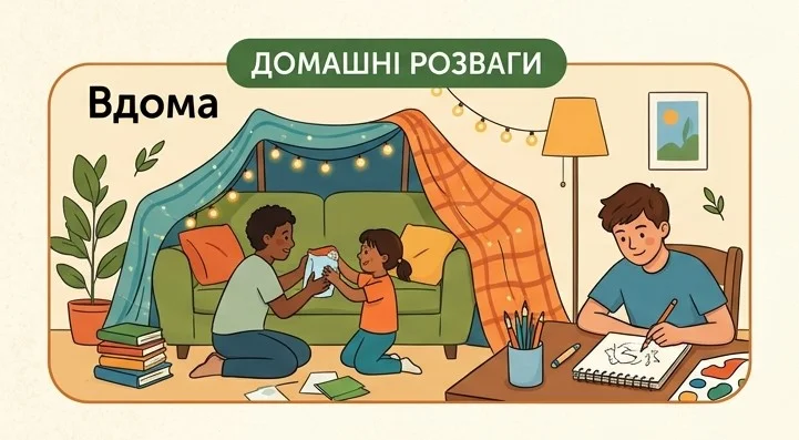 Сімейні посиденьки: як звичайна ковдра може стати основою для веселої гри, а простий блокнот — для великих ідей