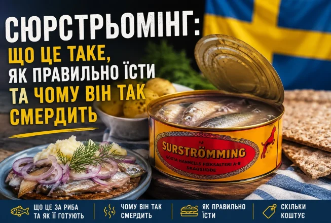 Все, що треба знати про сюрстрьомінг – від аромату до вартості 