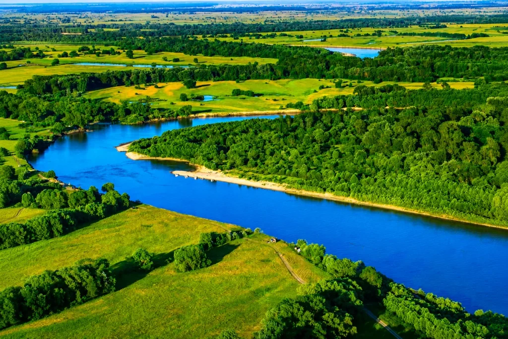 Краєвид Дніпра з висоти