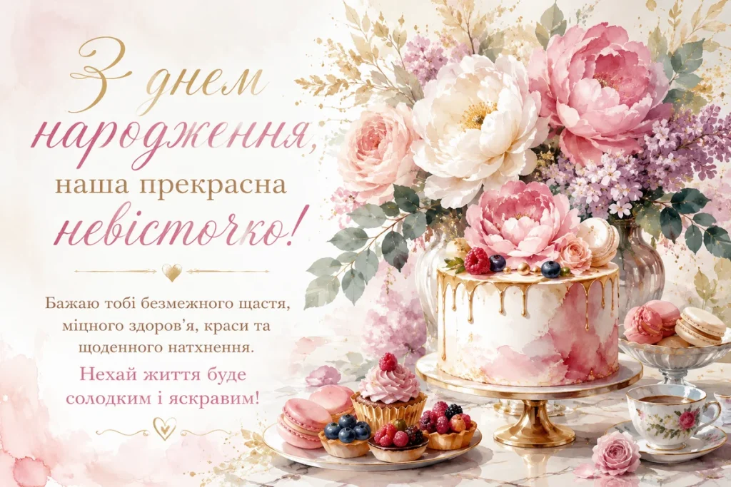 Святковий натюрморт для невістки