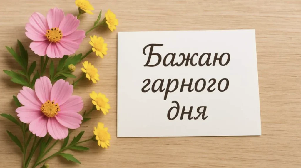 Побажання гарного дня