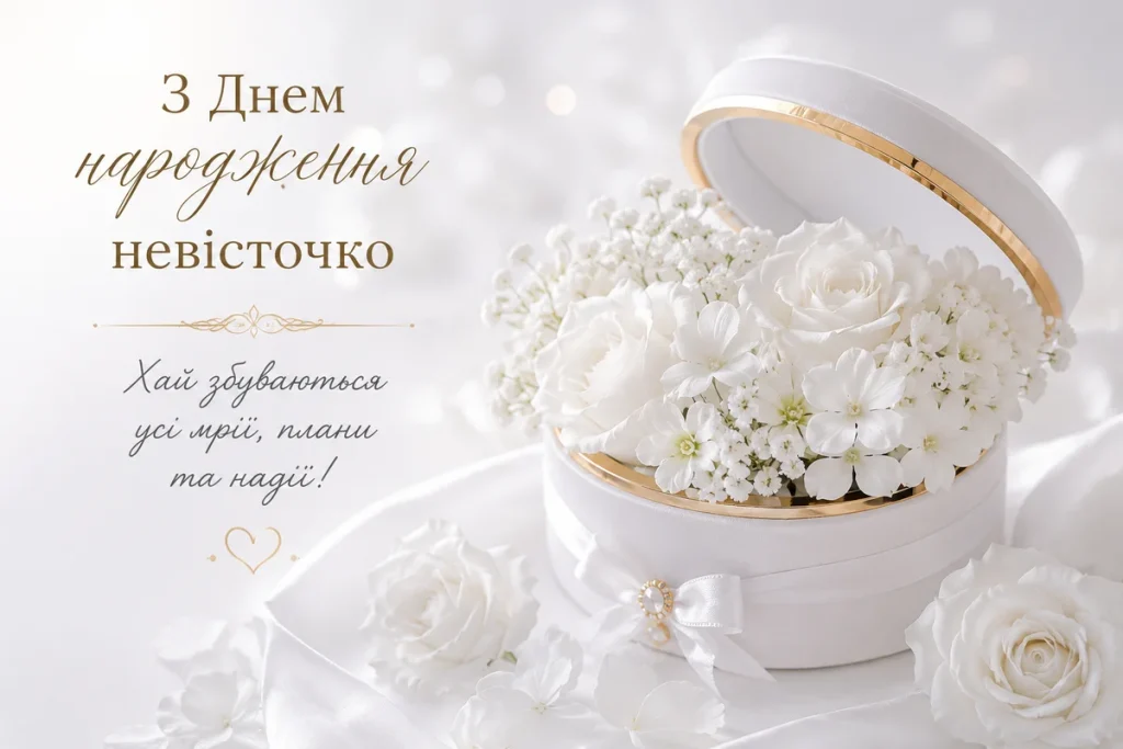 Шкатулка з білосніжними квітами