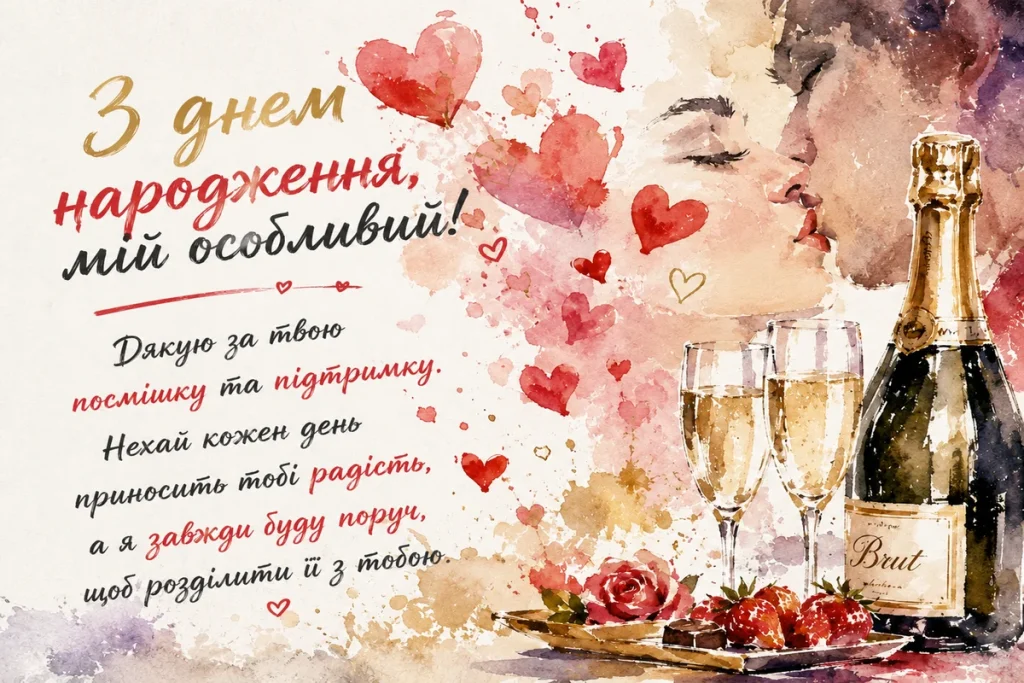 Солодкий поцілунок для хлопця