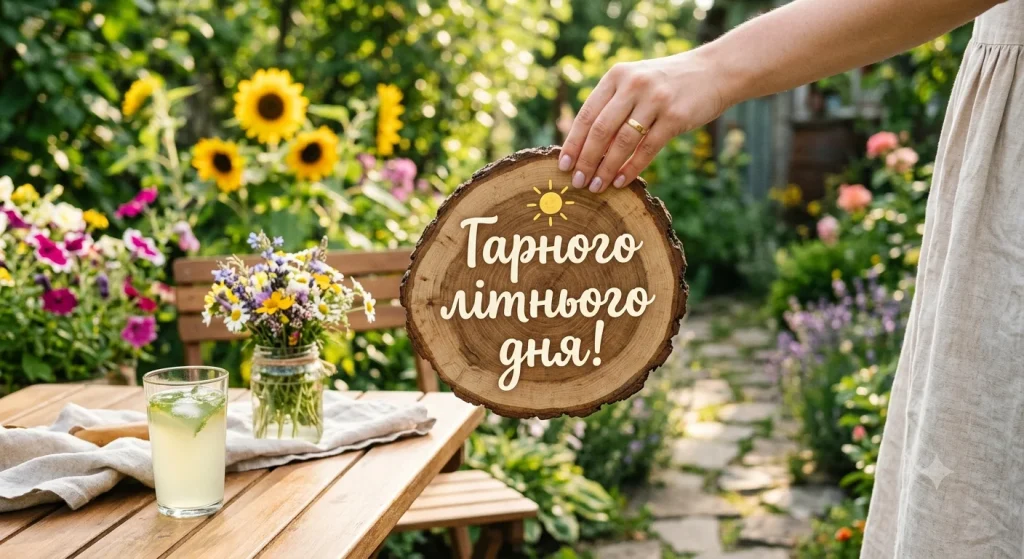 Побажання гарного літнього дня