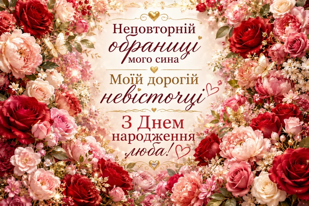 Троянди для любої невістки
