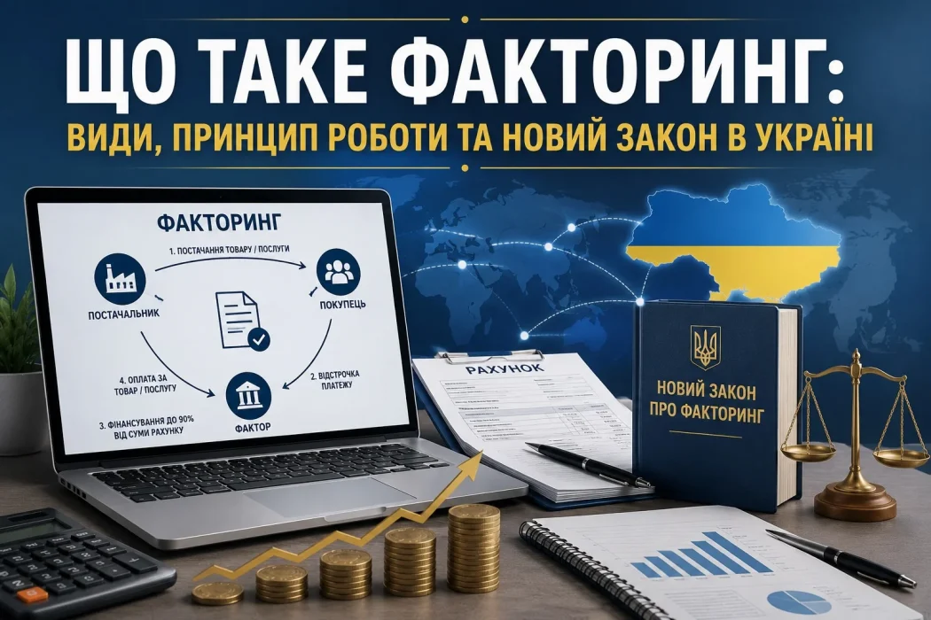 Факторинг – популярний спосіб фінансування бізнесу, що нещодавно отримав поштовх для розвитку завдяки новому закону