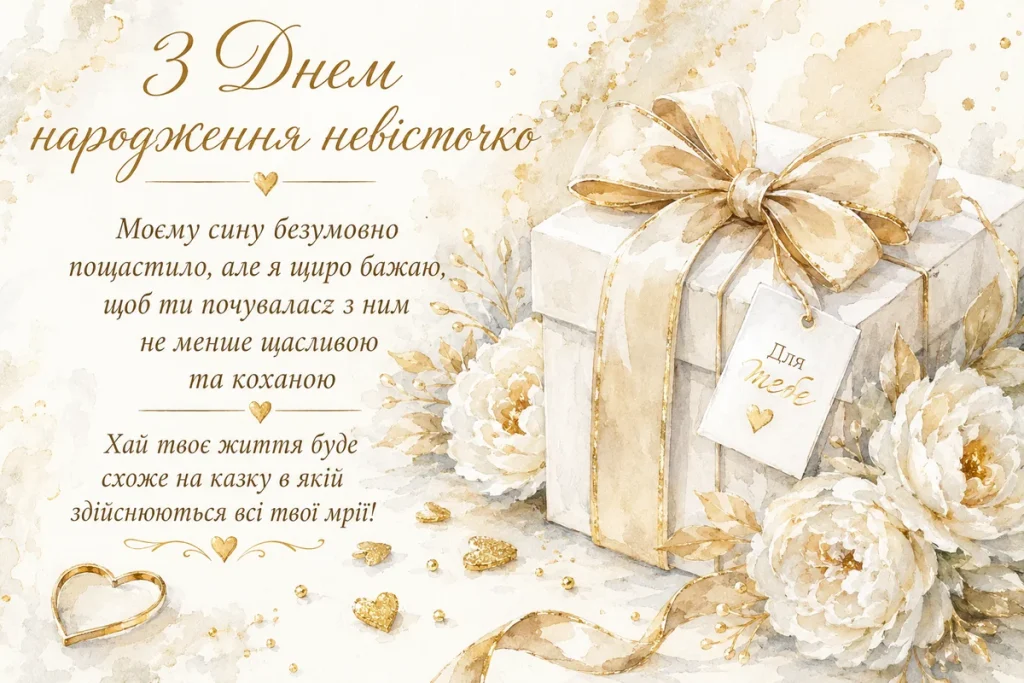 Особливий подарунок для невістки