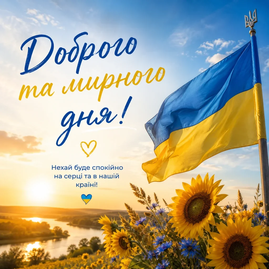 Побажання на фоні українського пейзажу