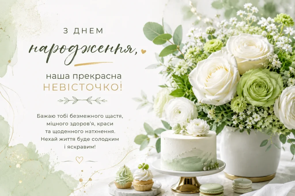 Солодкий торт для невістки