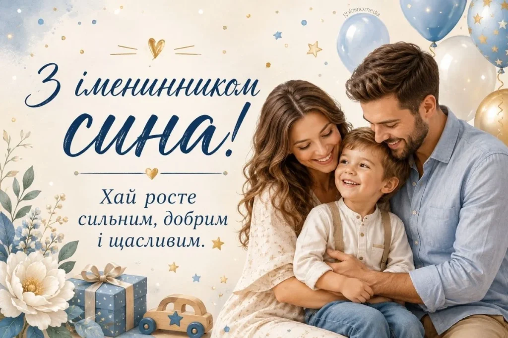 Мама, тато і маленький син