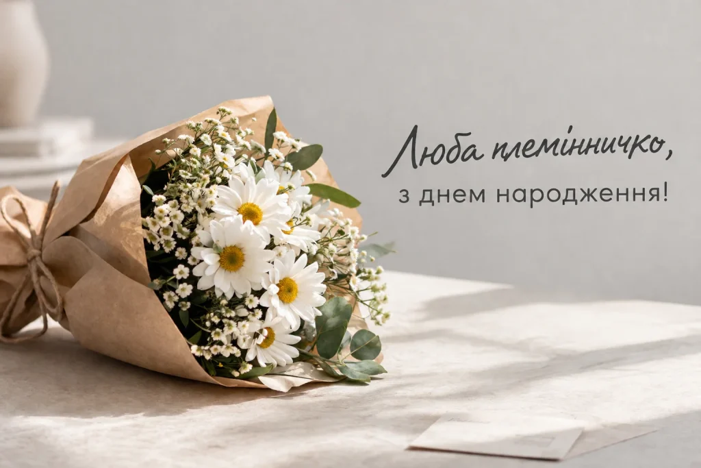 З днем народження, люба племінничко