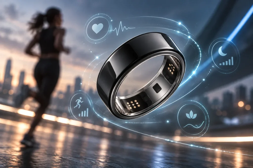 Oura Ring 4 відстежує показники під час пробіжки