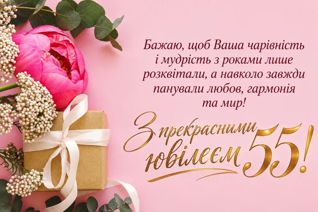 Маленький сюрприз на чарівні 55
