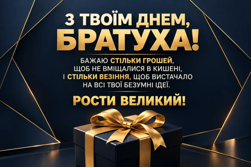 Подарунок для найкращого брата 