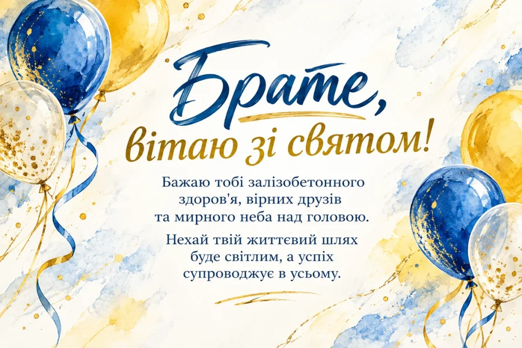 Патріотичні кульки для брата