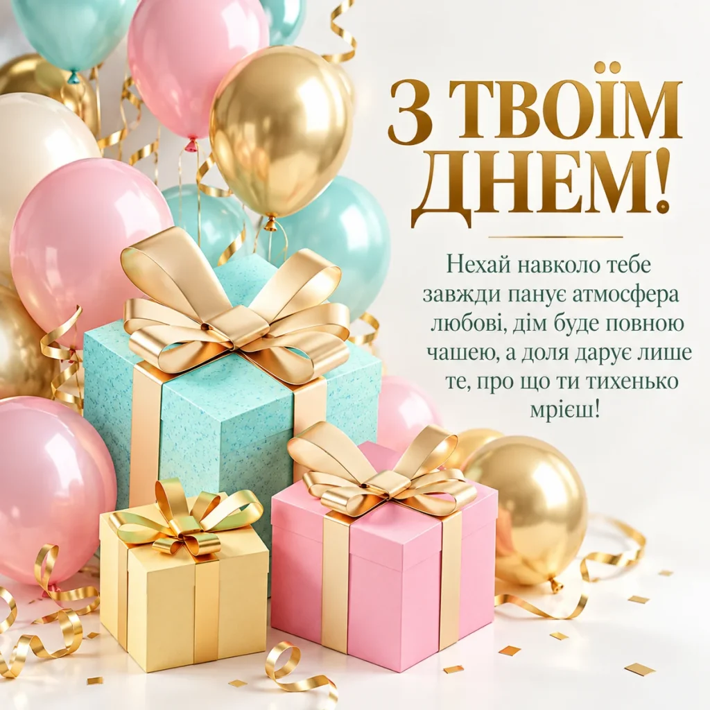Подарунки в день народження