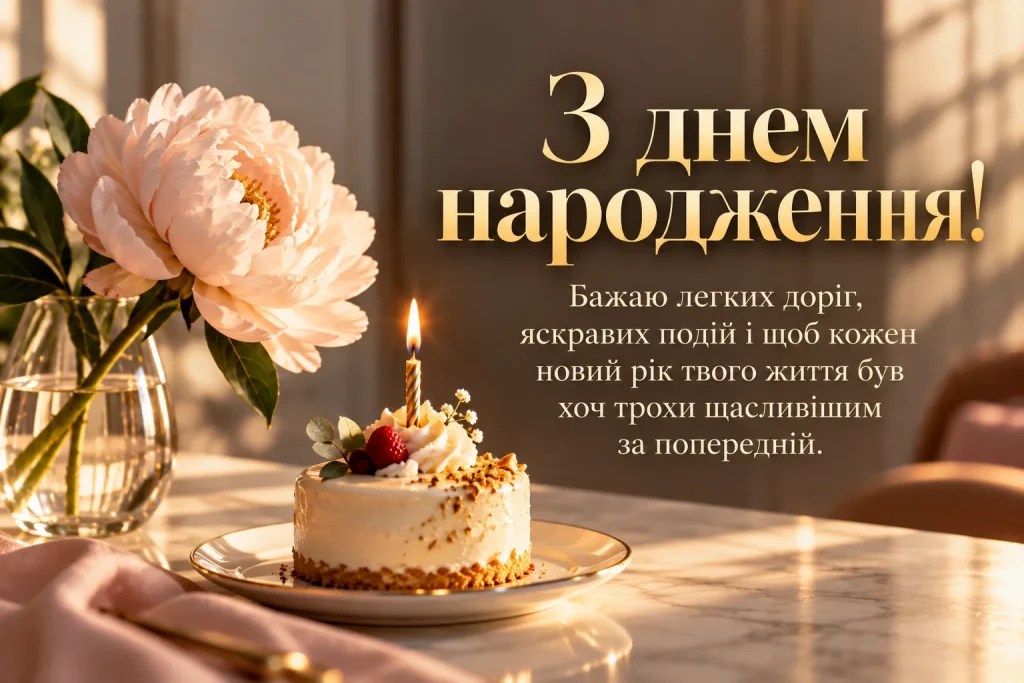Тортик для іменинника